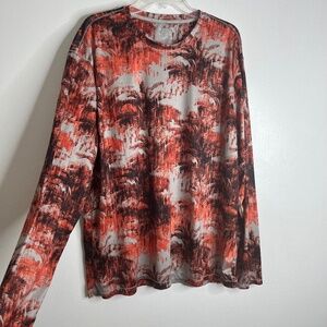 Reel Legends Mens Long Sleeve Shirt Reel Tec Performance Outdoor Fishing Sz XL